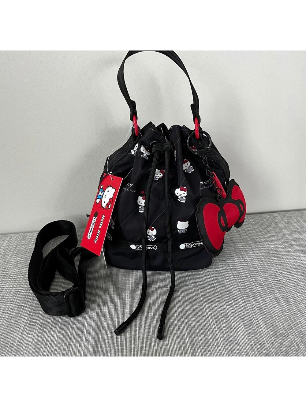 Lesportsac Hello Kitty 50th Anniversary Bucket Bag NWT
